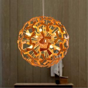 Zhongshan Chandeliers Wood Pendant Lamp with LED Bulb (ST080)