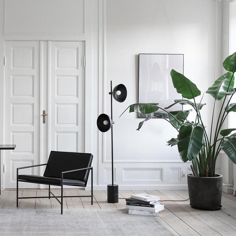 American Simple and Creative Personalized Floor Lamp Nordic Modern Study Living Room Floor Standing Lamp (WH-MFL-60)