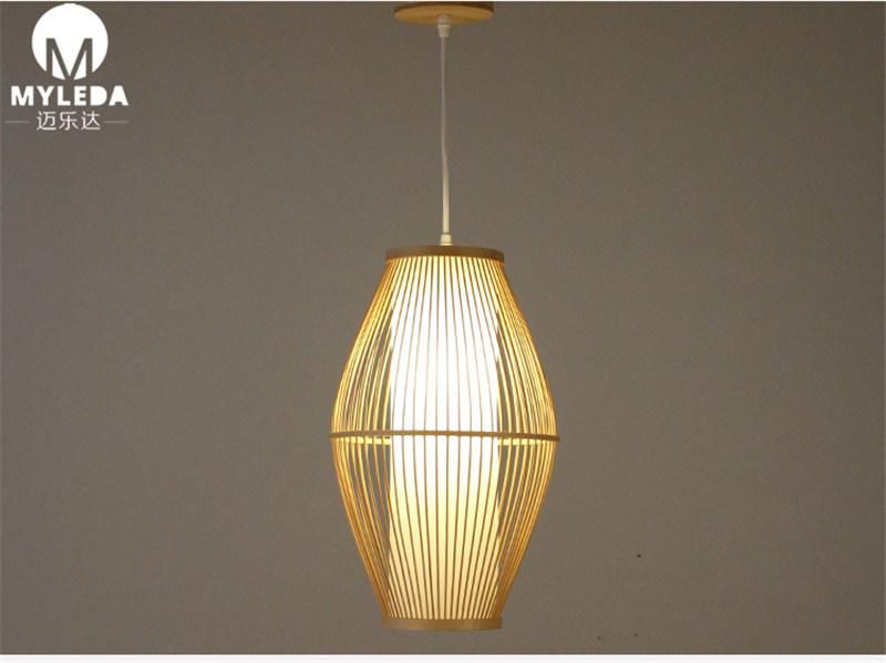 Indoor Lighting Pendant Lamp with Bamboo for Restaurant Decoration