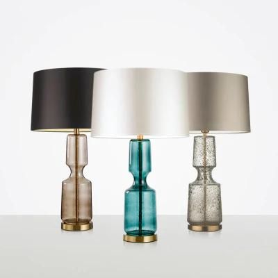 Simple Glass Table Lamp Nordic Designer Living Room Bedroom Decor Lamp Studio Home Decor Ceramic Table Light Fixtures