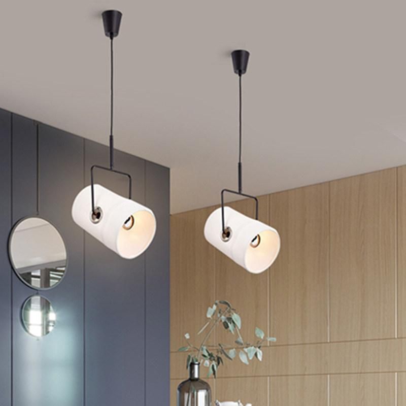 Nordic Black Cloth Fabric Pendant Light Lamp Bedroom Fabric Hanging Light White Cloth Pendant Light (WH-AP-184)