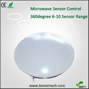 High Sensitivity LED Kitchen Design Surface Mounted LED Microwave Sensor Ceiling Light, 2yrs Warranty CE RoHS Approved