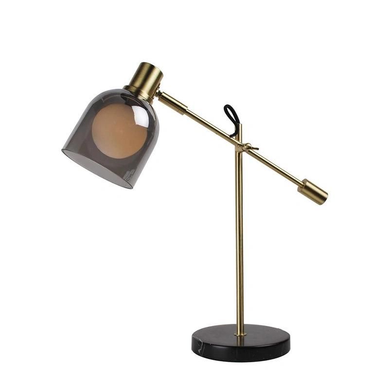 Post-Modern Creative Personalized Iron Study Desk Lamp Nordic Simple Desk Bedroom Bedside Lamp