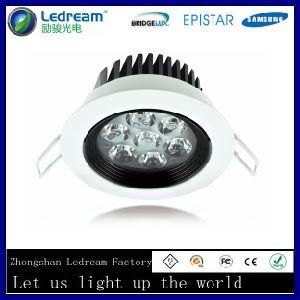 High Lumen 7W High Power Dimmable LED Downlight with CE RoHS