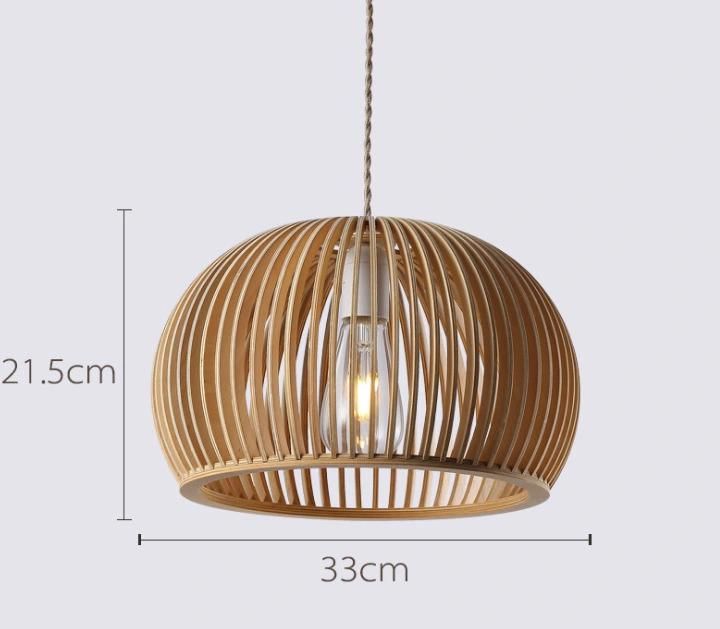 Modern Decorative Unique Design Wood Pendant Light for Wholesale