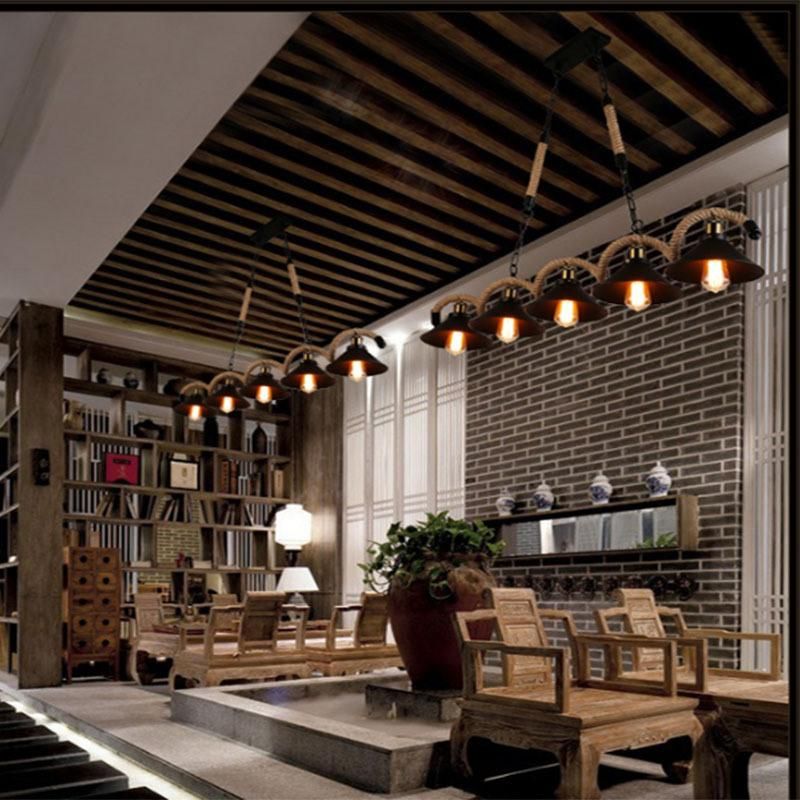 Industrial Bar Pendant Lights for Indoor Home Industrial Pendant Lamp Household Lighting (WH-VP-45)