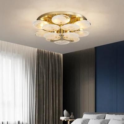 Modern Glass Industrial Retro Household Lamp Living Room Chandelier Ceiling Lights (WH-CA-81)