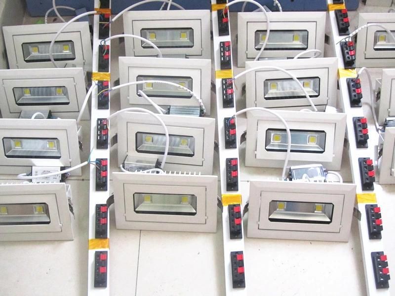 20W COB Rectangular Flexible LED Shop Light
