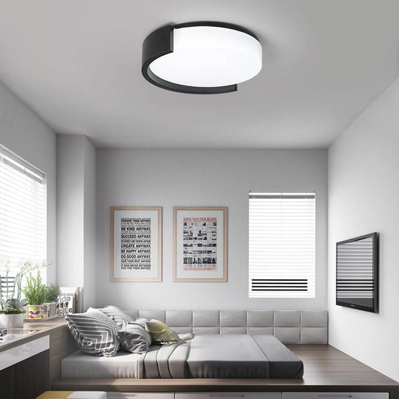 Lampshade Iron Ceiling Light Round Ceiling Lamp Bedroom Light Childrenroom Lamp LED