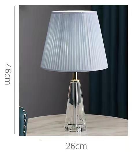 Simple Modern Light Luxury Romantic Master Bedroom Crystal Table Lamp Bedroom Bedside Mood Creative Fashion Ins Bedside Lamp