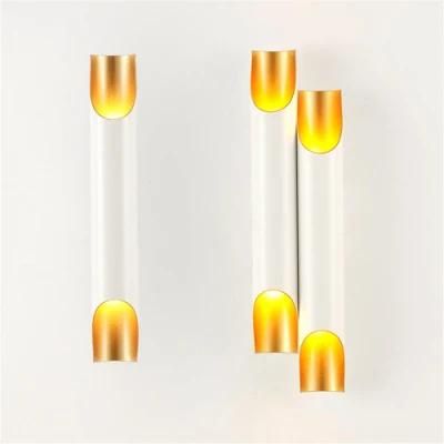 Modern Design Wall Lamps Rustic Sconce Lighting for Bedroom/ Living Room White+Gold Home Decoration Wall Lamp Indoor Modern