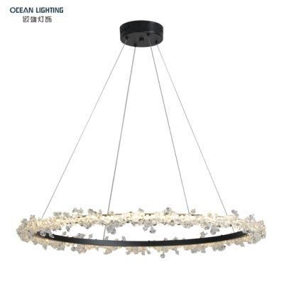 Ocean Lighting Home Decorative Lamp Pendant LED Crystal Pendant Light