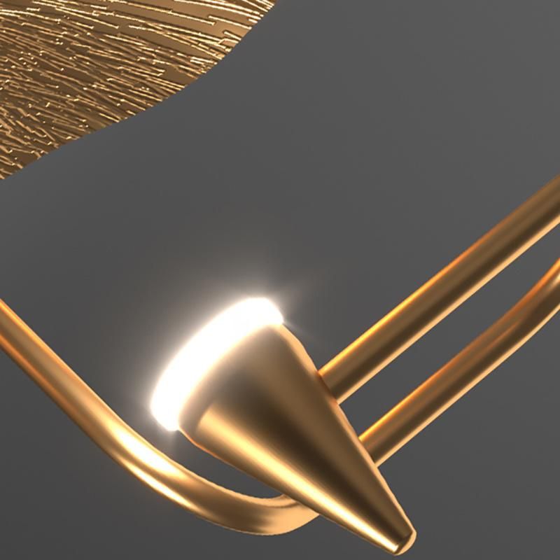 Restaurant Creative Chandelier All Copper Crystal Chandelier Pendant Light Lamp