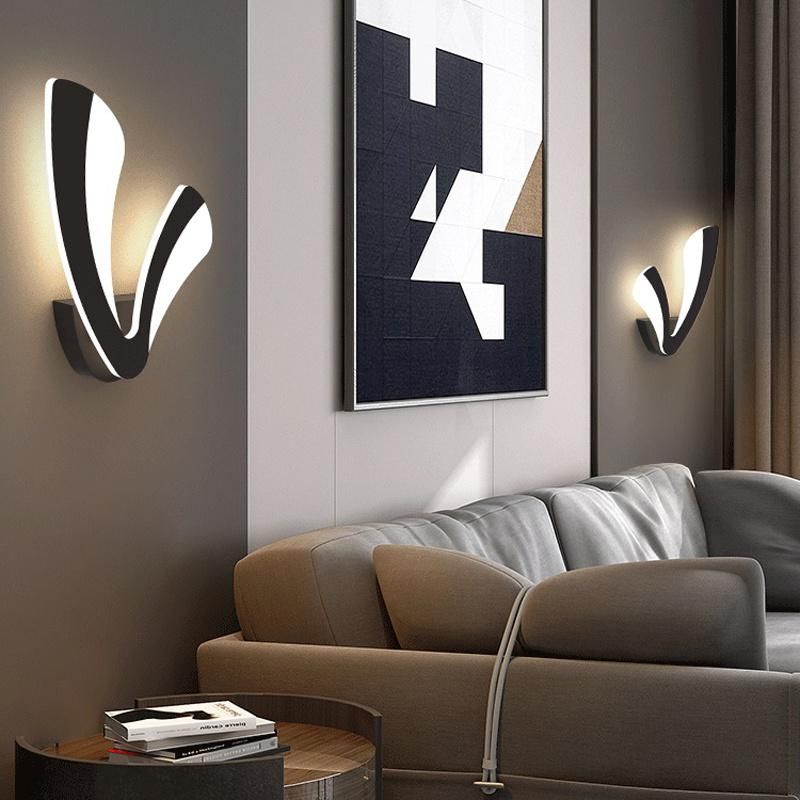 Creative Modern Bedside Wall Lamp Simple Staircase Corridor LED Reading Lighting Wall Lamp