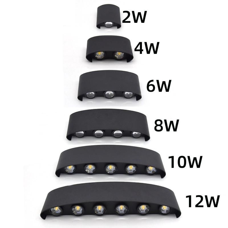 Outdoor LED Wall Lights Industrial White Wall Light Modern Black Wall Light Rainproof