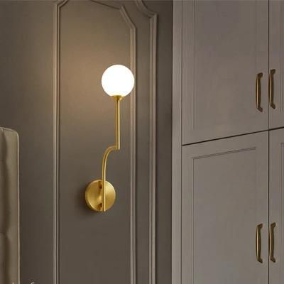 Modern Simple Room Personality Bedside Light Creative Crystal LED Wall Lamp