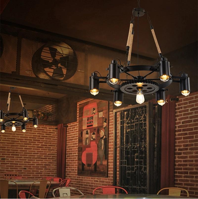 Farmhouse Metal Chandelier Light Classic Pendant Lighting for Kitchen Dining Living Room