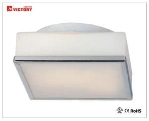 Simple Square Glass Surface Mount with LED Ceiling Lighting