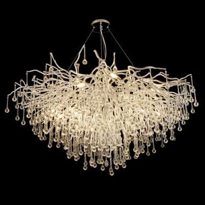 2022 Contemporary Luxury Clear Crystal Chandelier Suitable for Living Room Modern Hotel Room
