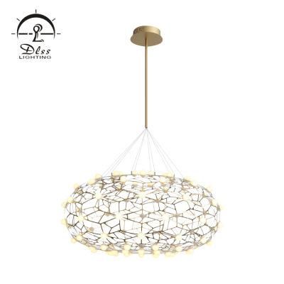 Restaurant Stainless Steel Pendant Lighting Globe LED Lamp