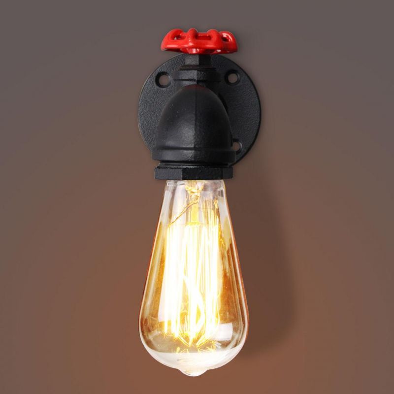 Vintage Retro Rustic Water Pipe Wall Light for Dining Room Bar Coffee Shop (WH-VR-02)