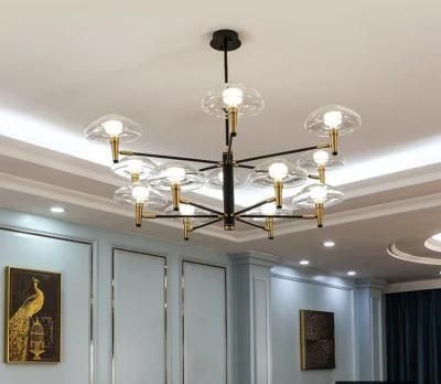 LED Crystal Pendant Lamp Light, Modern Ceiling Light Crystal Chandelier
