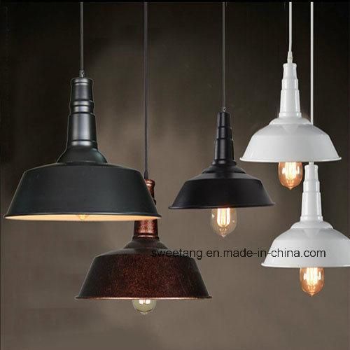 Nordic Industrial Iron Black Hanging Lamp Home Decor Indoor Lighting Pendant Light