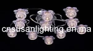 Modern LED Crystal Ceiling Light (MX8223/10+1)