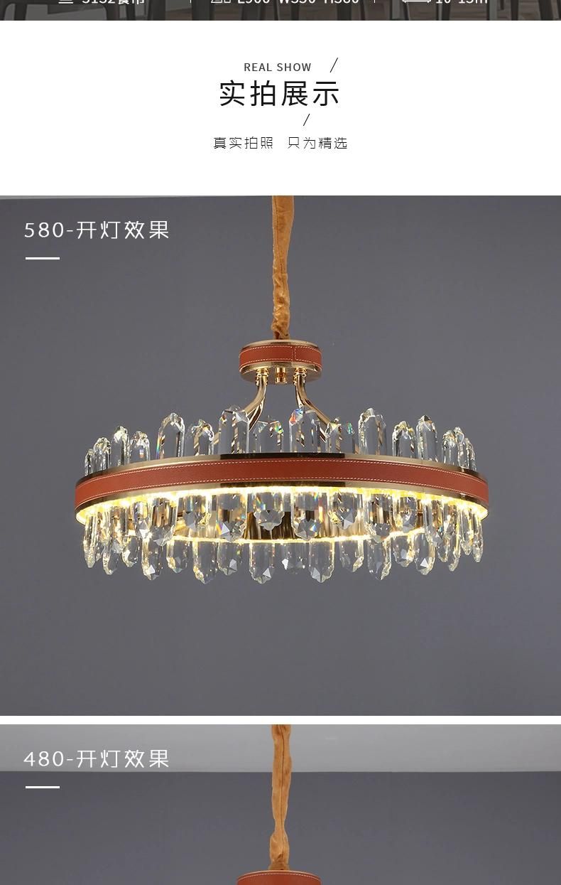Fashion Luxury Style Modern Indoor Decoration LED Ceiling Pendant Lighting