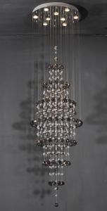 Large Crystal Big Chandelier Lamp for Hotel (EM3009-9L)