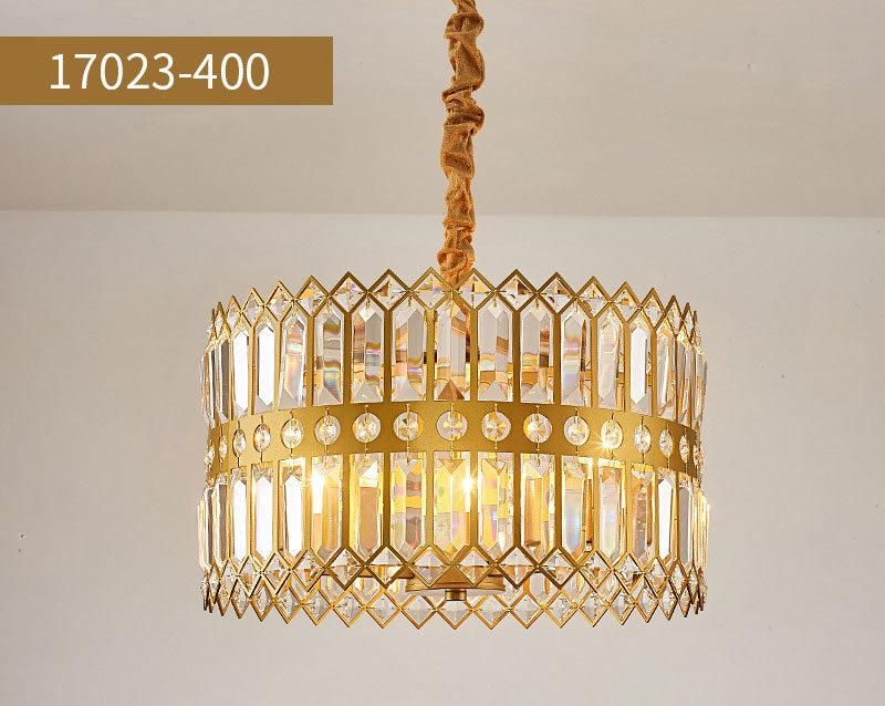 Luxury Decoration Gold Height Adjustable Customization Modern Gold Crystal Big Chandelier Luxury Crystals for Hotel Lobby Contem