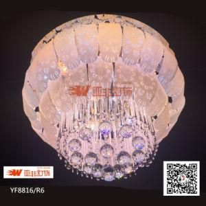 2 Layer High Quality Crystal Glass LED Ceiling Light Fixture with Colour Changing (YF8816/R6)