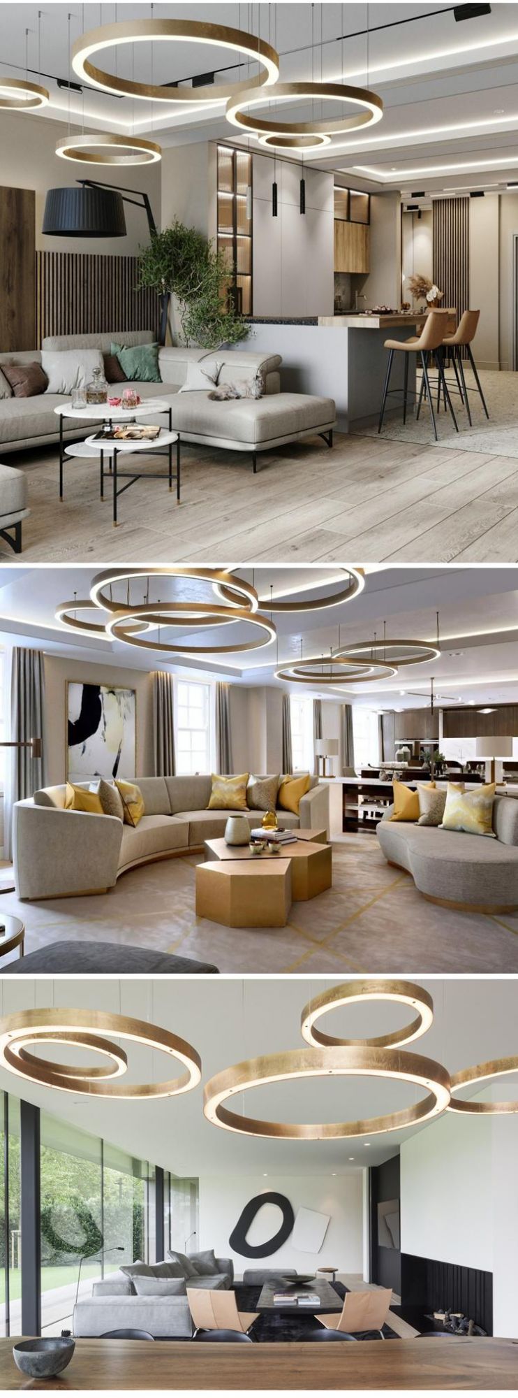 New Product Decorative Commercial Hotel Staircase Show Room Custom Round Chandelier Light