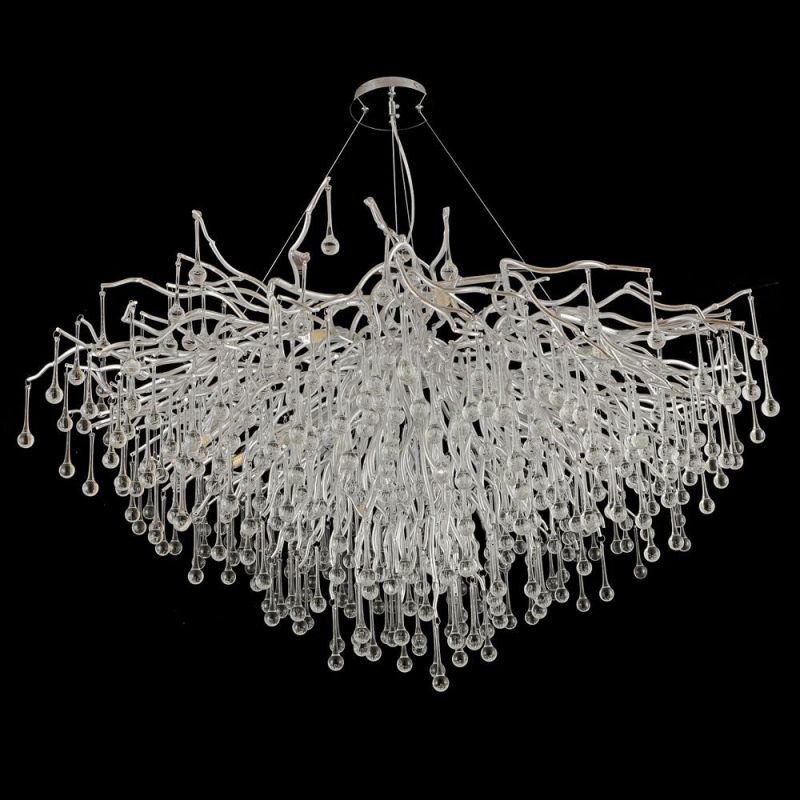 2022 Contemporary Luxury Clear Crystal Chandelier Suitable for Living Room Modern Hotel Room
