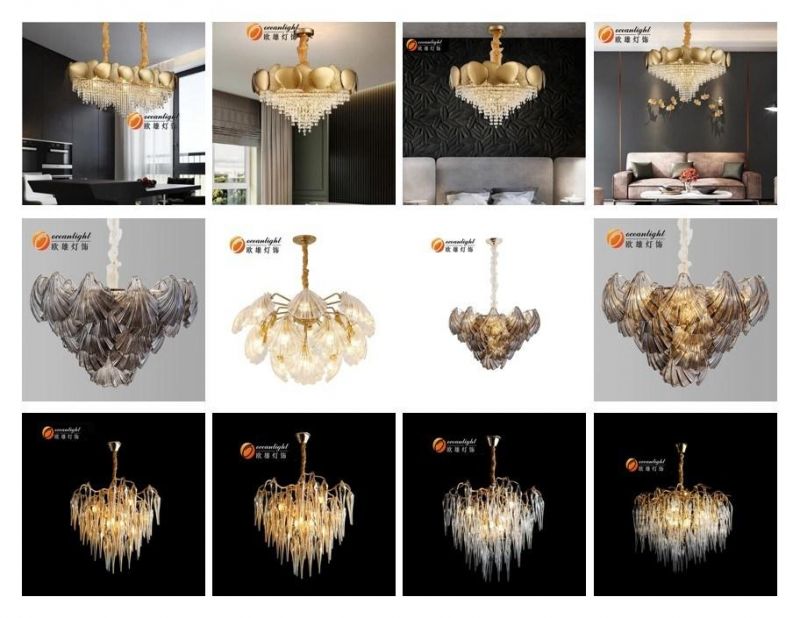 Modern Lamp Crystal Chandelier Pendant Light for Home Hotel