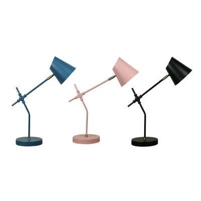 New Design Iron Hotel Bed Lamp Desk Lamp Study Metal Table Lamp