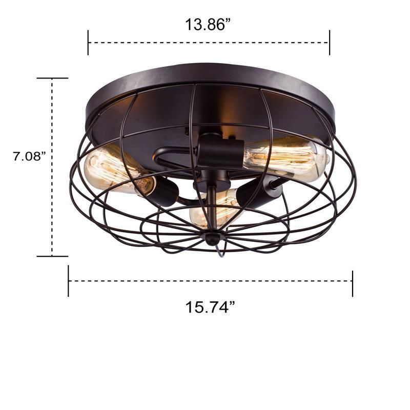 Modern LED Indoor Lighting Industrial Retro Recessed Ceiling Light