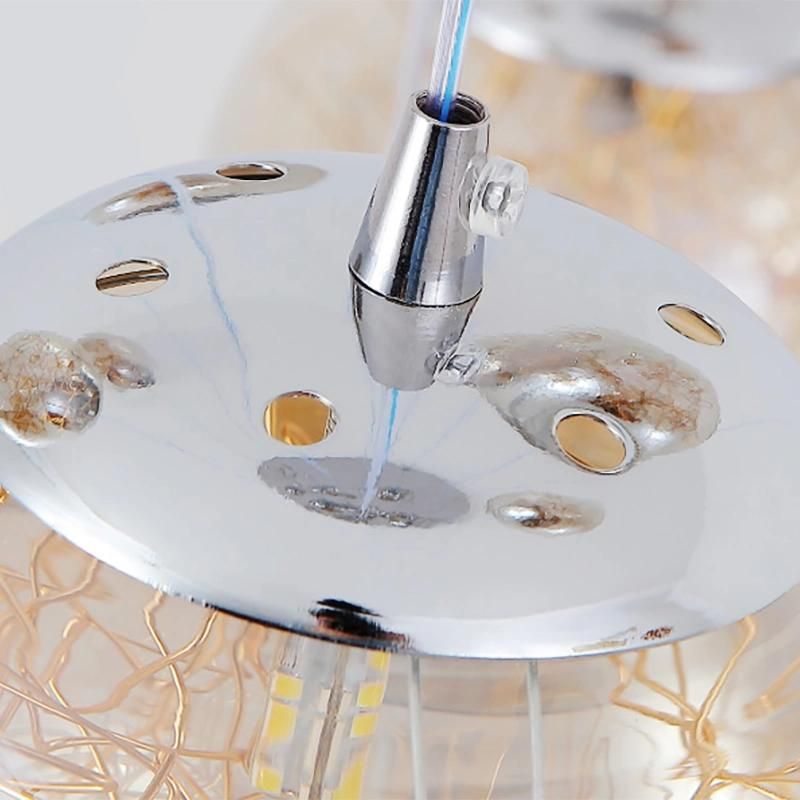 Ball Type Creative Chandelier Stair Light Living Room Pendant Lamp