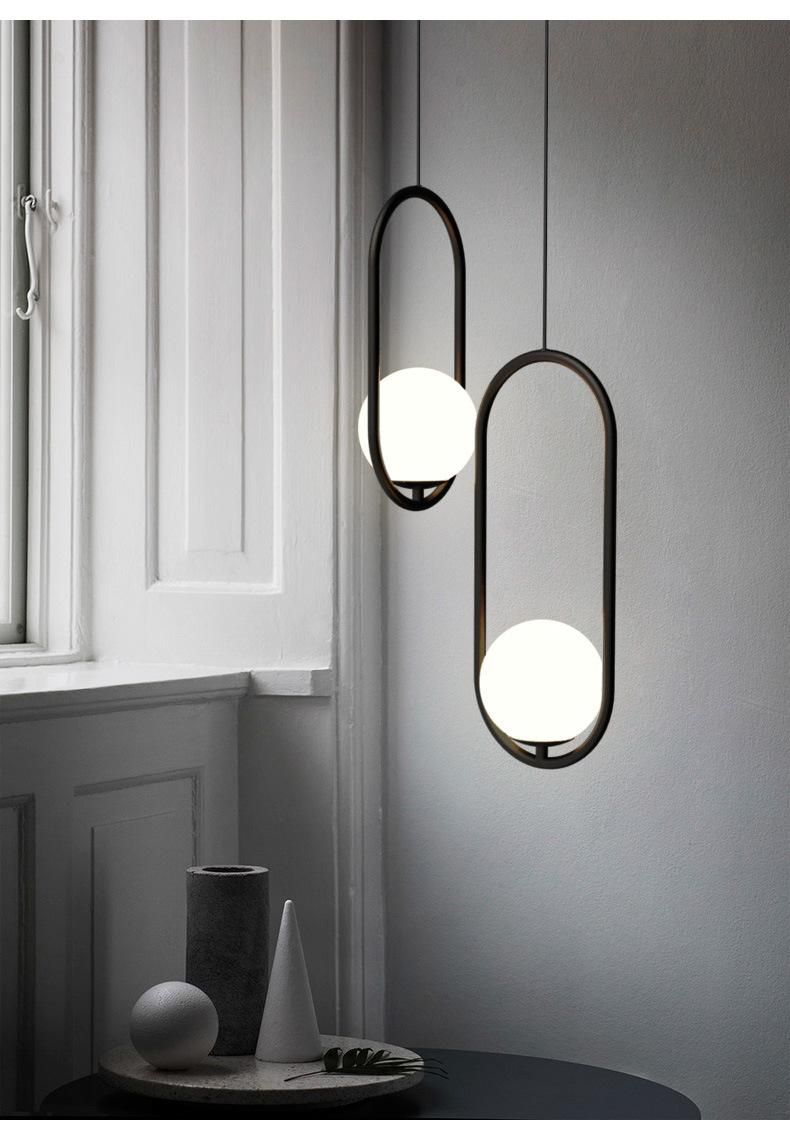 LED Modern Decorative Glass Chandelier Ceiling Hotel Indoor Hanging Pendant Lamp Olgrah 1 Light Pendant Lamp