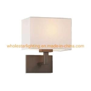 Metal Wall Lamp with Fabric Shade/ Hotel Wall Light (WHW-802)