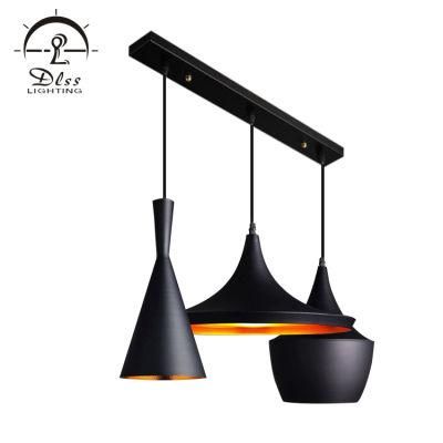 Gentleman Black Bowler Hat Chandelier Aluminum Pendant Light