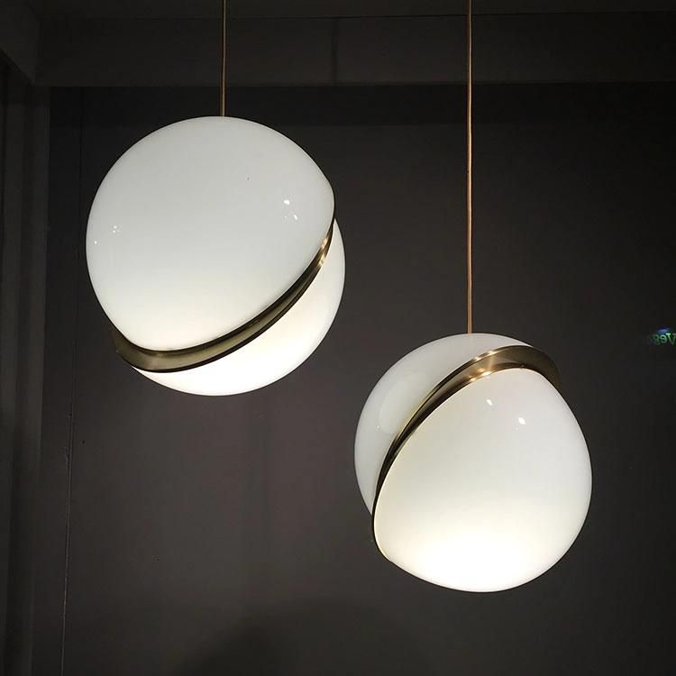 Modern Round Hanging Light Acrylic Ball Pendant Lamp (WH-AP-61)