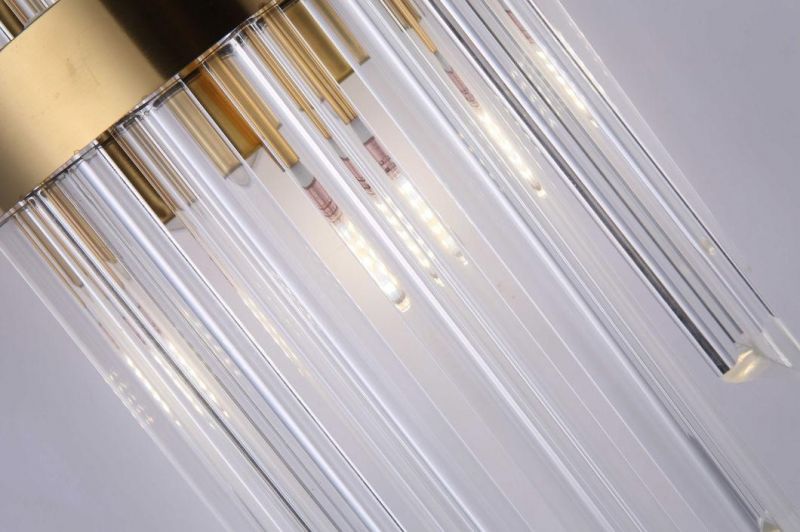Indoor Contemporary Decoration Design Lights Fixtures Hotel Bedroom Staircase Lamp Brass Modern Crystal Wall Light