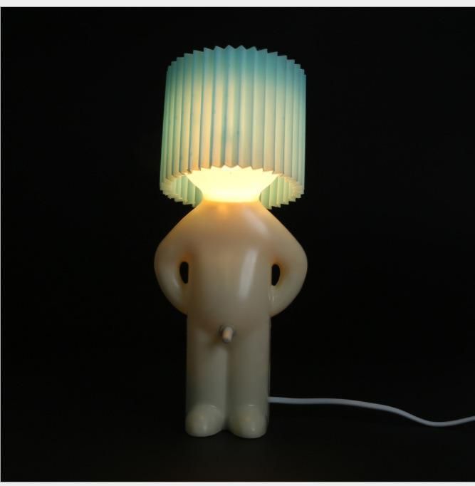 New Shy Man Small Table Lamp Desktop Light LED Night Lights