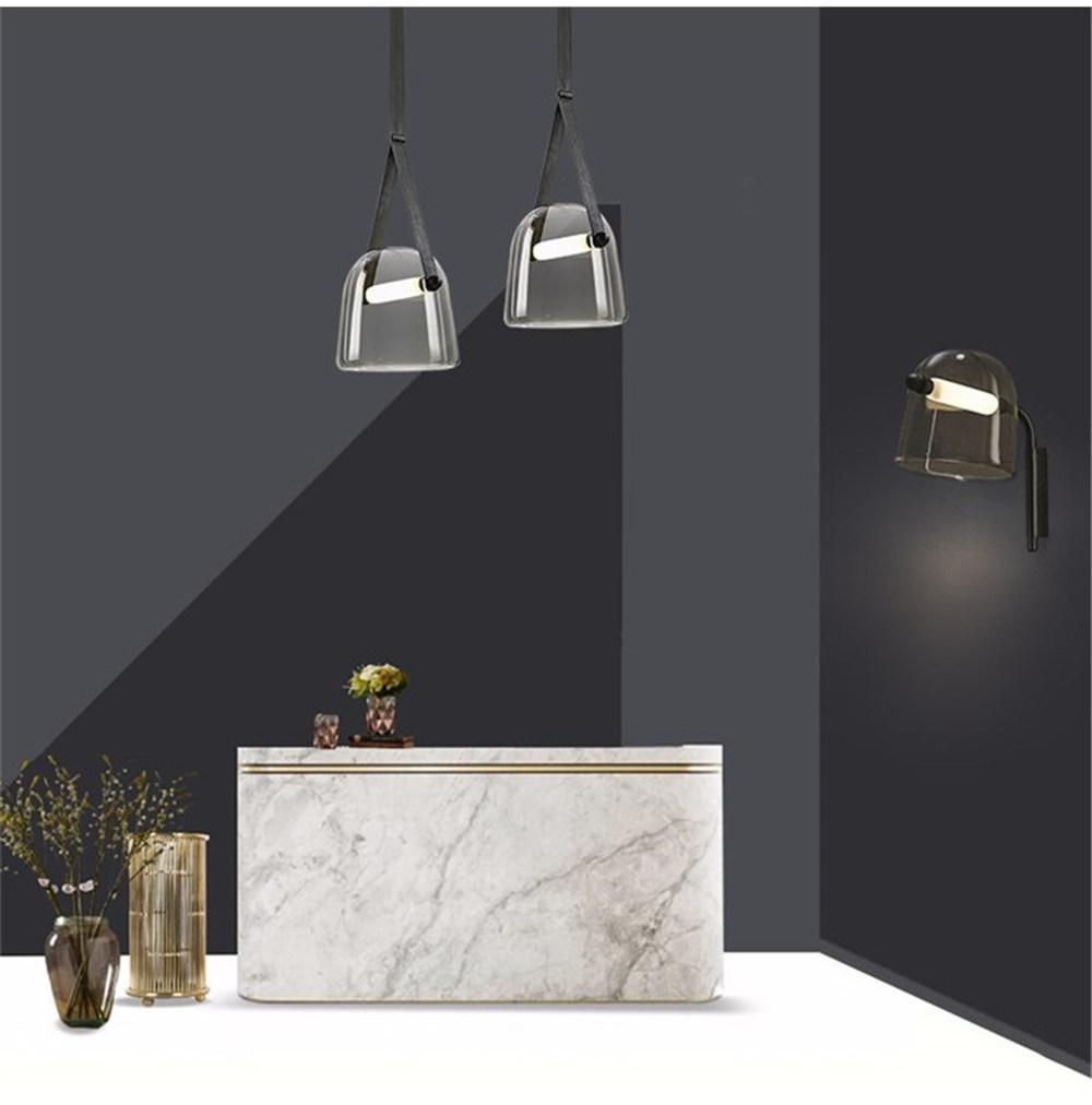 Simple Modern Restaurant Pendant Lights Glass Hanging Lights