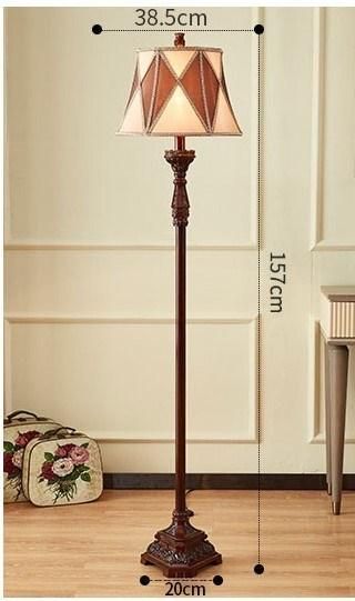 American Floor Lamp, Living Room Lamp, Bedroom Light Luxury, Vertical Simple Sofa, Coffee Table, Household Bedside Floor Lamp