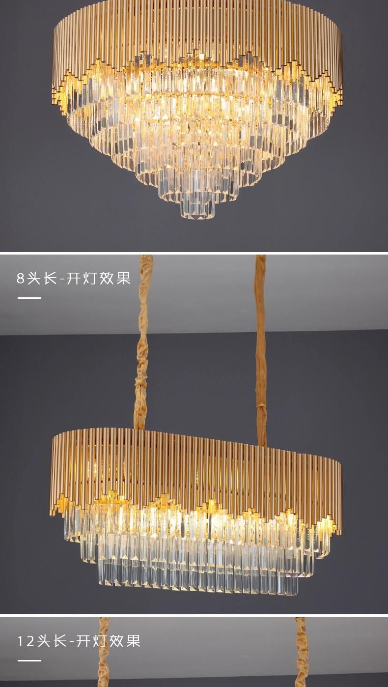 LED Luxury Style Gorgeous Indoor Hotel Office Lobby Ceiling Chandelier Decorative Lights
