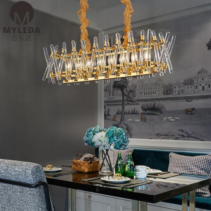 Indoor Decoration Supermarket Warehouse Office Linear LED Pendant Light