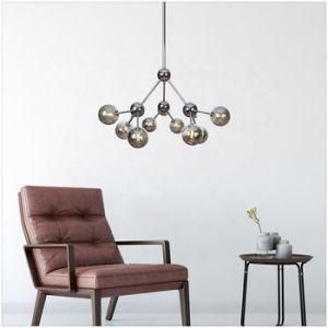 Nordic Modern Hotel Lighting Globe Chandelier Lamp White Glass Ball LED Pendant Light