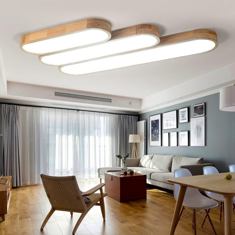 Unusual Wooden Ceiling Lamps Modern Style for Indoor Home Lighting (WH-WA-12)